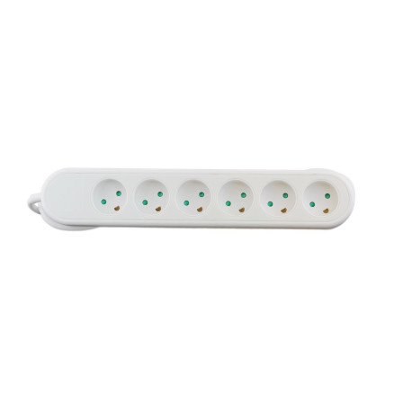 Mercodan Power strip with 6 outlets 