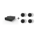 Vivolink Audiopack Subwoofer 8" 50W + 4 haut-parleurs de plafond