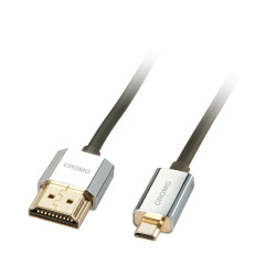 Lindy Cromo Slim Hdmi High Speed A/D Cable, 2M (41682)