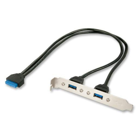 Lindy PC Back Plate, USB 3.0, 2 Port (33096)