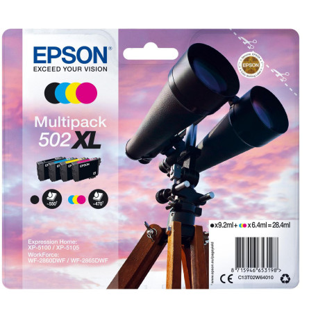 EPSON MULTIPACK 4-COLOURS 502XL INK SEC (C13T02W64020)