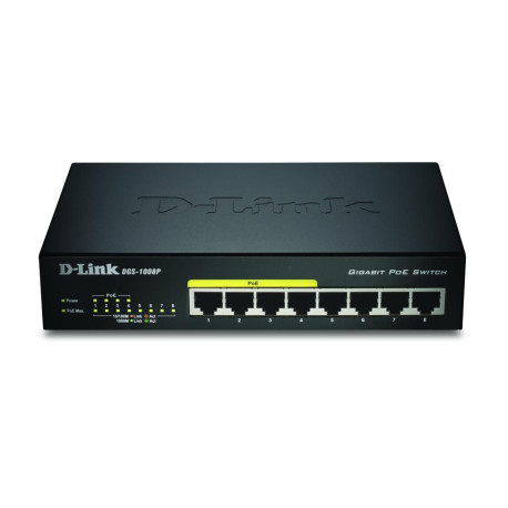 D-Link 8-Port Gigabit Ethernet PoE (DGS-1008P/E)