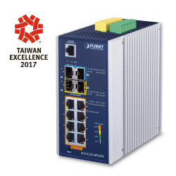Planet IP30 Industrial L2+/L4 8-Port (IGS-5225-8P2S2X)