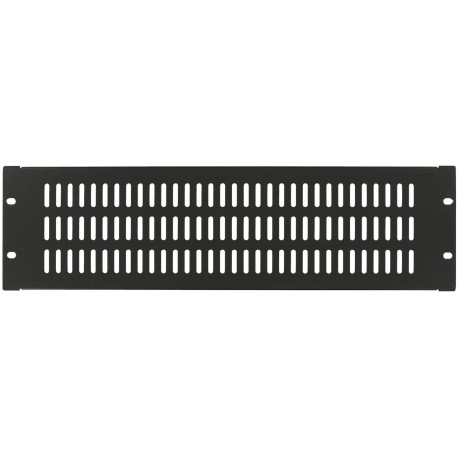 Lanview 3U 19" TYPE À VIS, PANNEAU D'OCCULTATION VENTILÉ NOIR