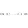 Zebra Cable, DC power cord (CBL-DC-381A1-01)