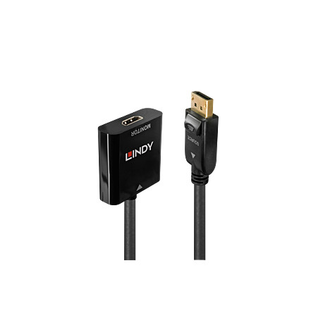 Lindy DP 1.2 to HDMI 4K 60Hz Active Converter (41068)