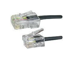MicroConnect RJ11-RJ45 10M M/M Black (MPK460S)