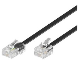 MicroConnect RJ11-RJ45 15M M/M Black (MPK463S)