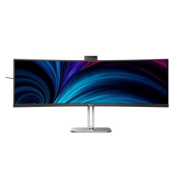 Philips Monitor 124 Cm (48.8") 5120 X 1440 Pixels Dual Qhd Lcd Black