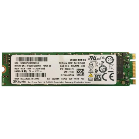 Dell SSD, 256GB, SATA, M.2, 