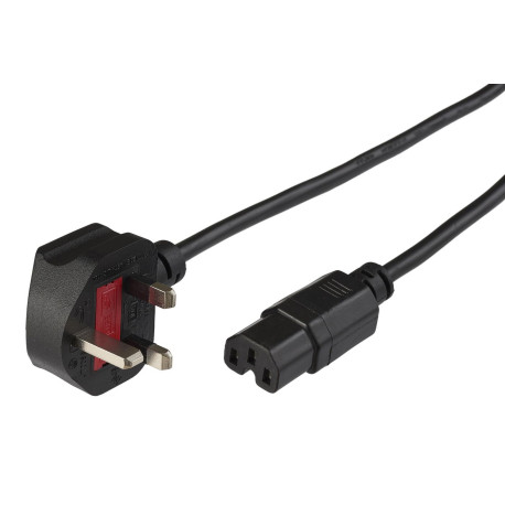 MicroConnect Power Cord UK - C15 2m Black (PE090420C15)
