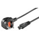 MicroConnect Power Cord UK / C5 5m Black (PE090850)