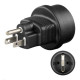 MicroConnect Universal adapter US/Schuko (PETRAVEL3)