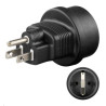 MicroConnect Universal adapter US/Schuko (PETRAVEL3)