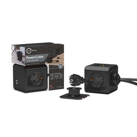 MicroConnect PowerCube Duo USB & Power, 3m (GRUCUBE2USB-B3)