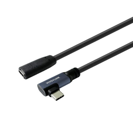 Vivolink USB-C male angled to female 