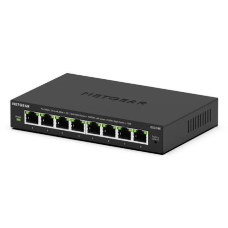 Netgear Gs308E Managed L2/L3 Gigabit 