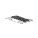 HP TOP COVER W/KB BL SP 