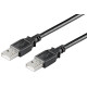 MicroConnect USB2.0 A-A 5m M-M, Black (USBAA5B)
