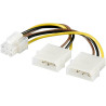 MICRO CONNECT 4PIN TO 6PIN REF. PI1919 PCI EXPRESS