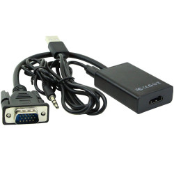 MicroConnect VGA + Audio to HDMI converter (MONGGHDMI)