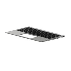 HP Top Cover W/Keyboard BL SE/FI (L66881-B71)