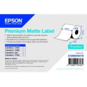  Epson Etiquettes Blanc C33S045727 S045727 Premium Matte Label - Continuous Roll: 105mm x 35m