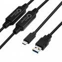 MicroConnect USB-C to USB 3.0 A cable, 10m (USB3.1CA10AMP)