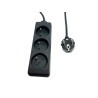 MicroConnect 3-way Power Strip French Type 