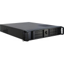 Inter-Tech Ipc 2U-2098-Sl Rack Black 