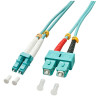 Lindy Fibre Optic Cable LC/SC OM3, 
