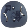 Zebra BRACKET: LOCKING MOUNT, 