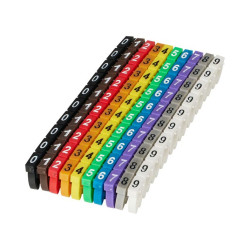 MicroConnect Numbered Cable Marker Clips 0-9 (MC-CABLEMARKER)