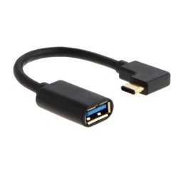 MicroConnect USB-C angled male to USB3.0 
