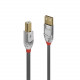 Lindy USB2.0 Type A to B Cable. Cromo Line. 2.0m (36642)
