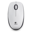 Logitech M100, Corded mouse,White (910-001605)