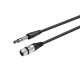Vivolink XLR F to Stereo Jack 6.35mm, 