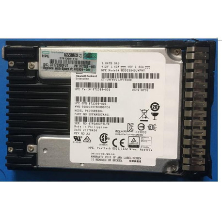 HP SSD 3.84TB 12G SFF SAS RI SC (872434-001)