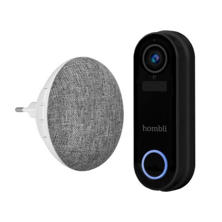 Hombli Smart Doorbell Pack Black 