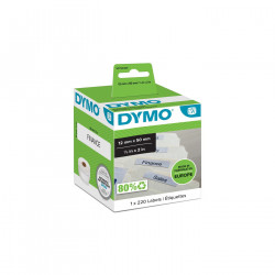  DYMO Etiquettes S0722460 99017 Etiquettes, 50x12mm, blanc, 1x220 pièces