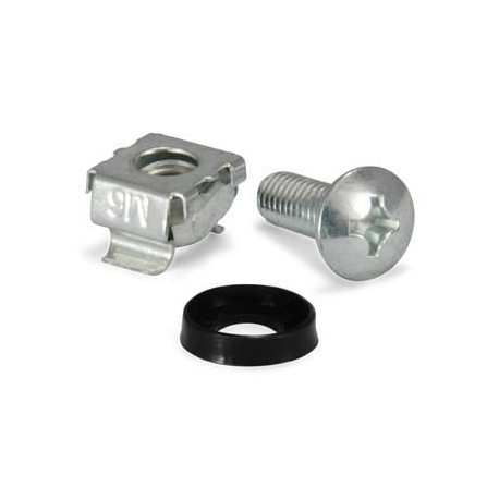Equip M6 Cage Nut And Screw Set, 50 