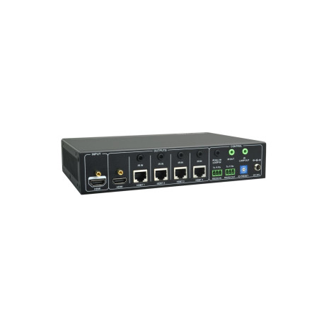 Vivolink HDBT splitter 1x4 with loop 