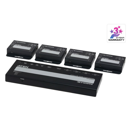 Aten 4-Port 4K HDMI Cat 6 Splitter 