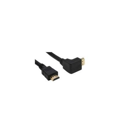 MicroConnect HDMI straight to HDMI 90 degrees angled 10m A-plug