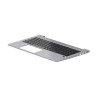 HP TOP COVER W/KB W/SCR BL UK 