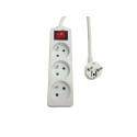 MicroConnect 3-way Power Strip on/off 