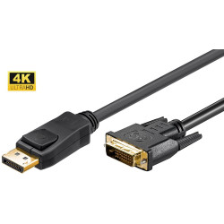 MicroConnect DisplayPort to DVI-D Cable 1m (DP-DVI-MM-100)