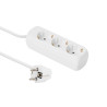 MicroConnect 3-way Schuko Socket 1.8M White (GRU003W)