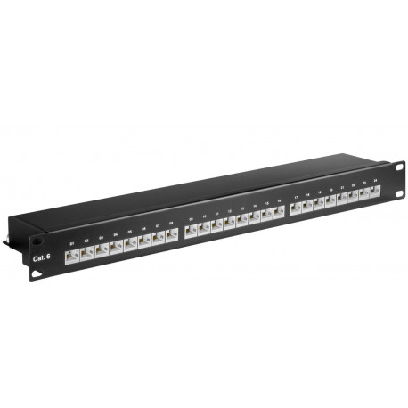 MicroConnect CAT6 24 port 19 Patch Panel, (PP-014)