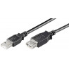 MicroConnect USB2.0 Extension A-A 1m M-F (USBAAF1B)